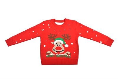 MAGLIONE DECORAZIONE NATALE KIDS 5MIS.100-140CM VISCOSA M47R