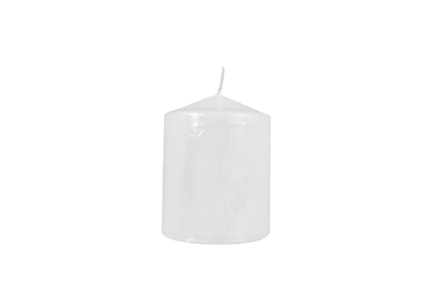 CANDELA CILINDRO DIAM.7.5XH.10CM BIANCO