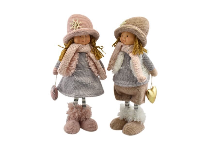 BOY&GIRL 21X13X45CM CREMA/ROSA BIMBO O BIMBA