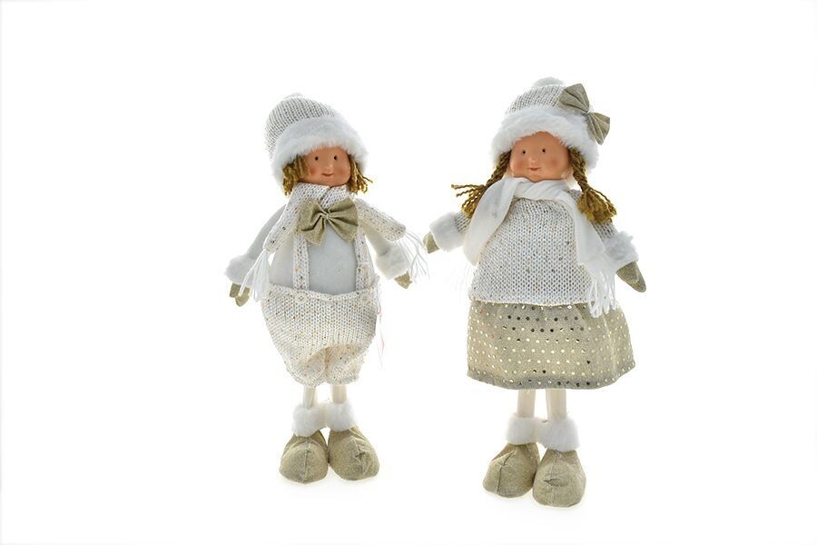 BOY&GIRL BIMBO O BIMBA 17X10X38CM BIANCO/CREMA