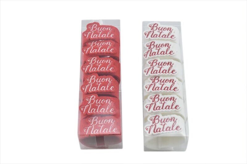 PORTATOVAGLIOLI 6PZ 2ASS DEC.C-EMBRO ROSSO/B