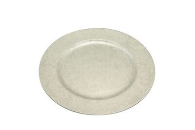 SOTTOPIATTO DECOR. D.33CM M.FS6018-O ARGENTO SOTTOPIATTO DECOR. D.33CM M.FS6018-O ARGENTO