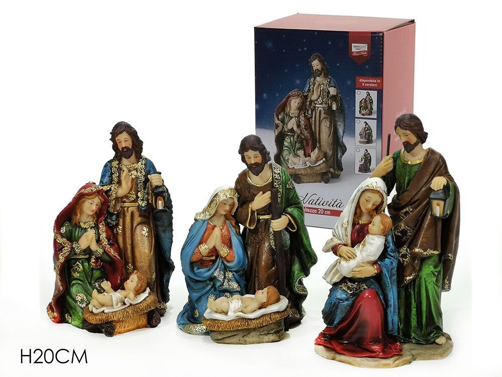SET NATIVITA' SU BASE H20CM 3ASS