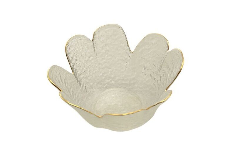 CENTROTAVOLA VETRO PS1002 H7+D14CM TRASP./ORO