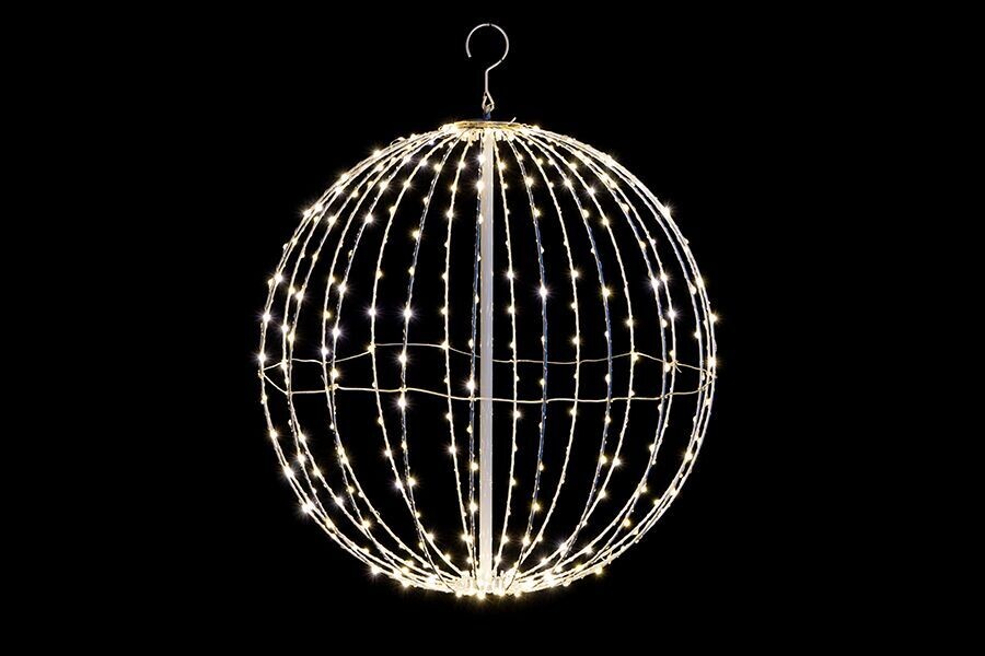 SFERA 30CM 160LED FLASH FOLDING CALDA