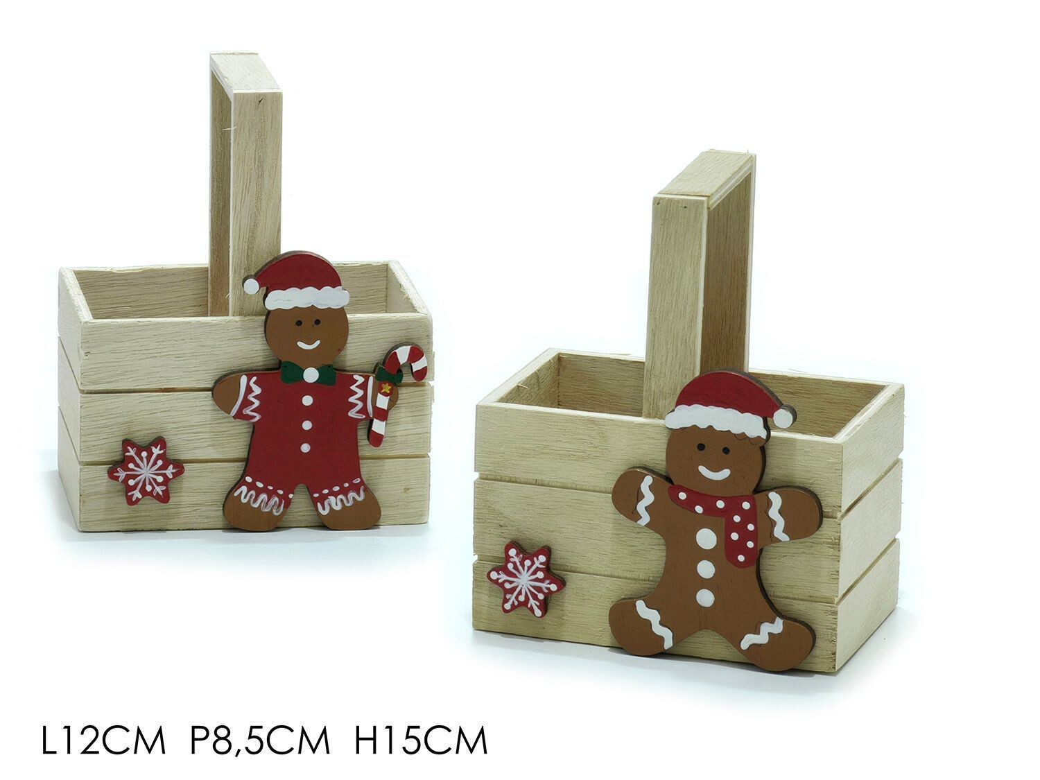 PORTAOGGETI LEGNO PERSONAGGIO NATALE
