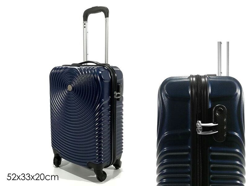 TROLLEY SEMIRIGIDO 18" BLU