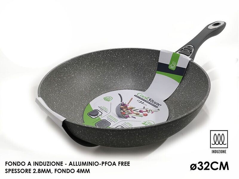 COOKSTONE PADEL/WOK 32CM INDUZIONE GRI.