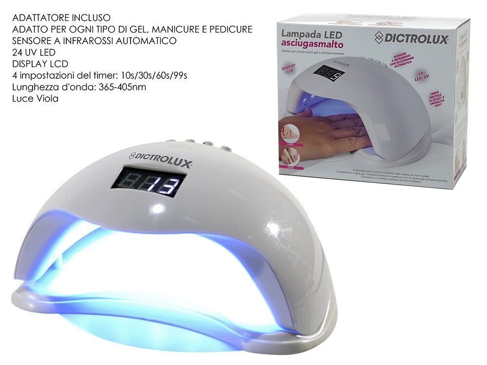 LAMPADA UNGHIE 24LED UV 20W
