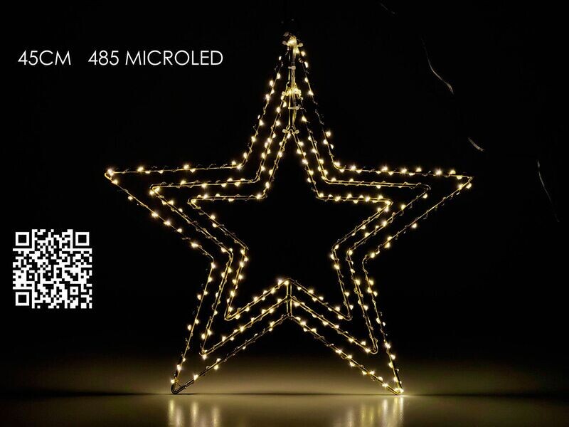 STELLA 3D 45CM C/485 MICROLED FLASH B.CO