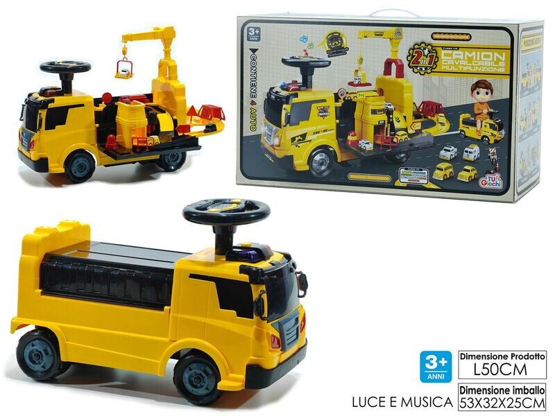 CAMION CAVALCABILE 2IN1