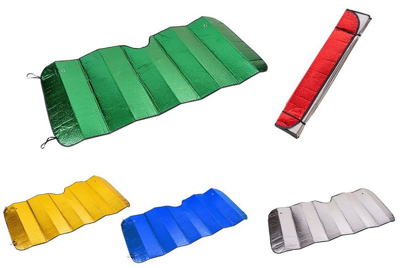 PARASOLE PER AUTO A BOLLE 130X60CM 4ASS