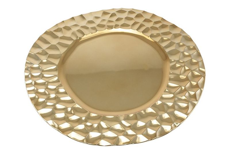 SOTTOPIATTO DECOR. TONDO D.33 M.F874 ORO