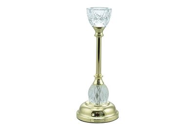 PORTACANDELA 1FUOCO D.11XH27.5CM ORO