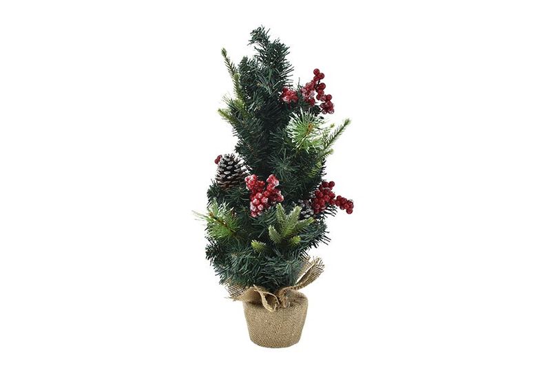 ALBERO CON STELLA DI  NATALE 60CM MOD.4