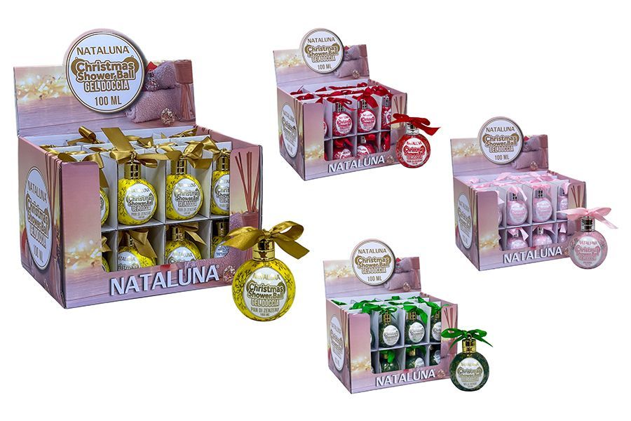 GEL DOCCIA SFERA NATALIZIA 100ML 4FRAG.ASSORT