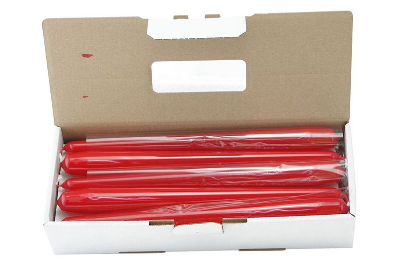 CANDELA LISCIA 24X2,2CM 271 ROSSO