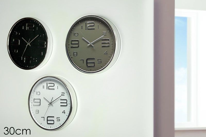 OROLOGIO DA MURO 30CM 3ASS.