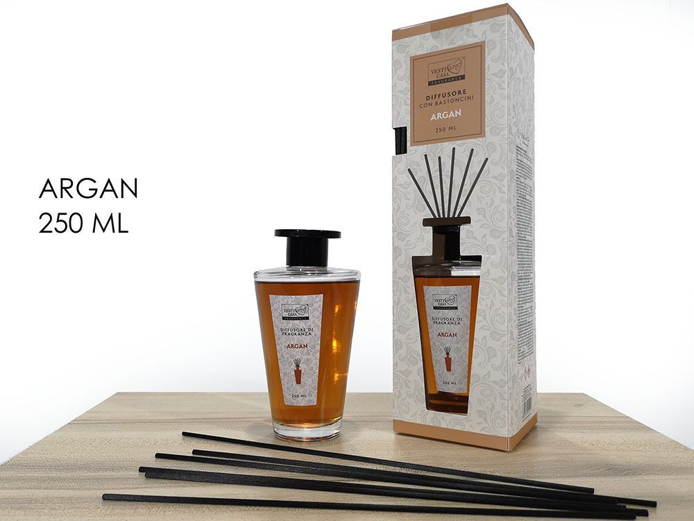 PROFUMATORE  AMBIENTE CON BASTONCINI  250ml ARGAN