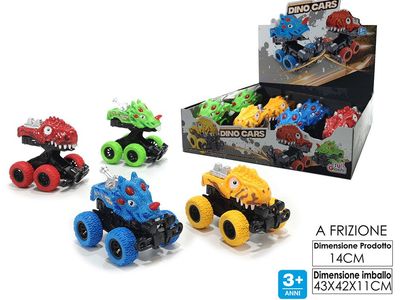 AUTO "DINO CARS" 4ASS IN DISPLAY