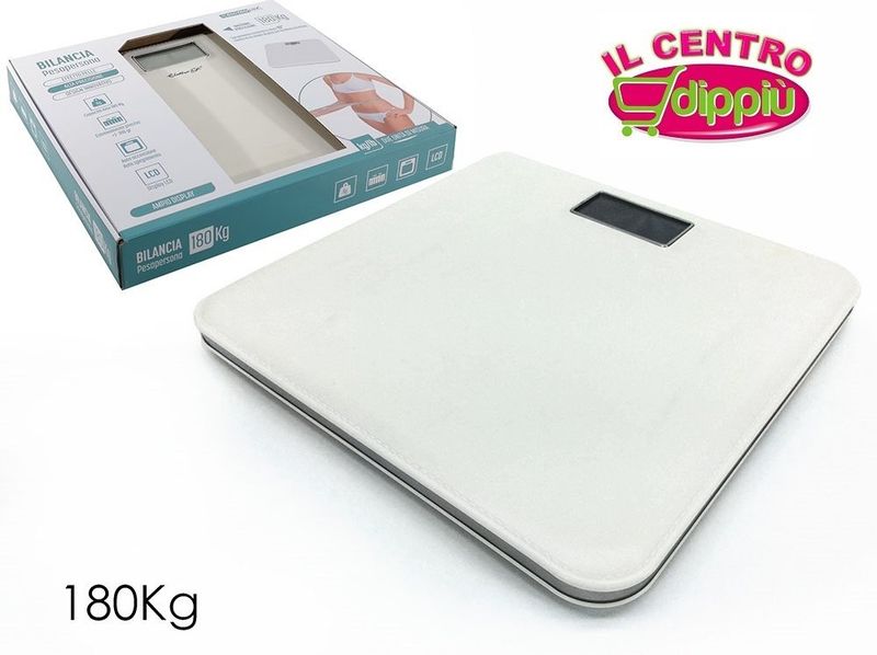 BILANCIA PESAPERSONE DIGITALE 180KG BIANCO
