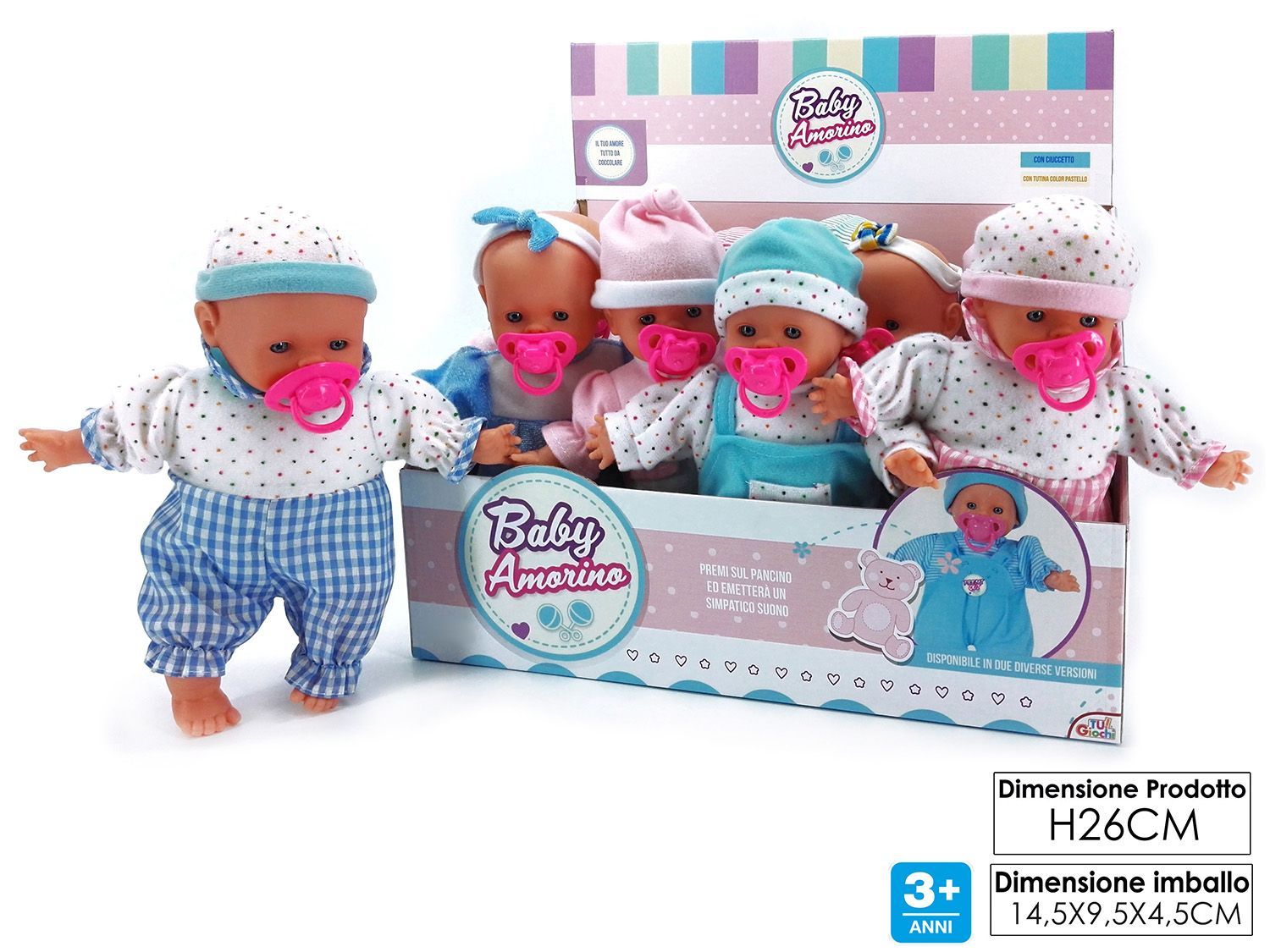 BAMBOLOTTO "BABY AMORINO" 6ASS IN DISPL.
