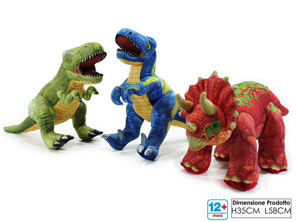 MORBIDOSI-DINOSAURO 58CM 3ASS