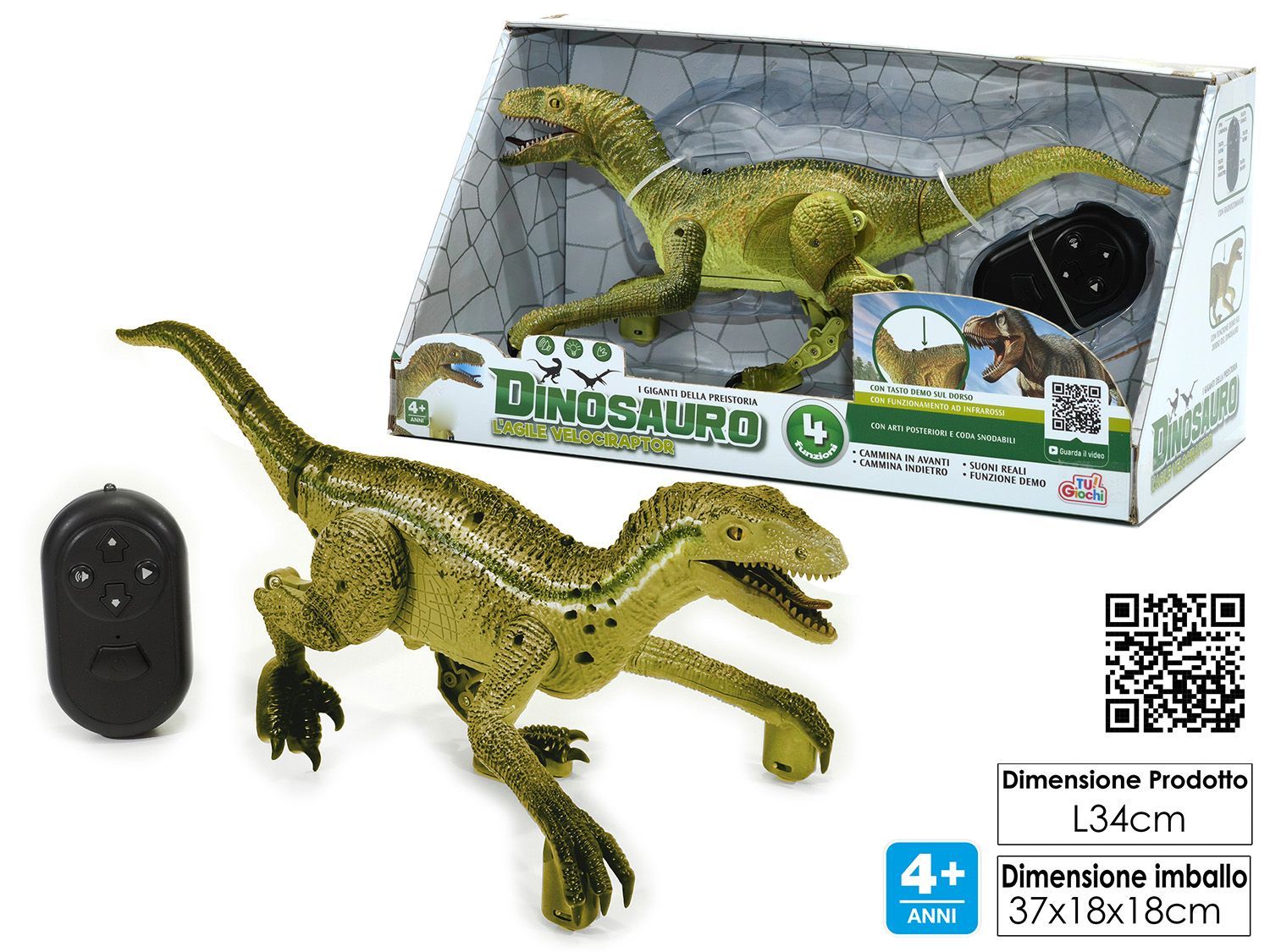 DINOSAURO INFRAROSSI LU/SUO/MOV.
