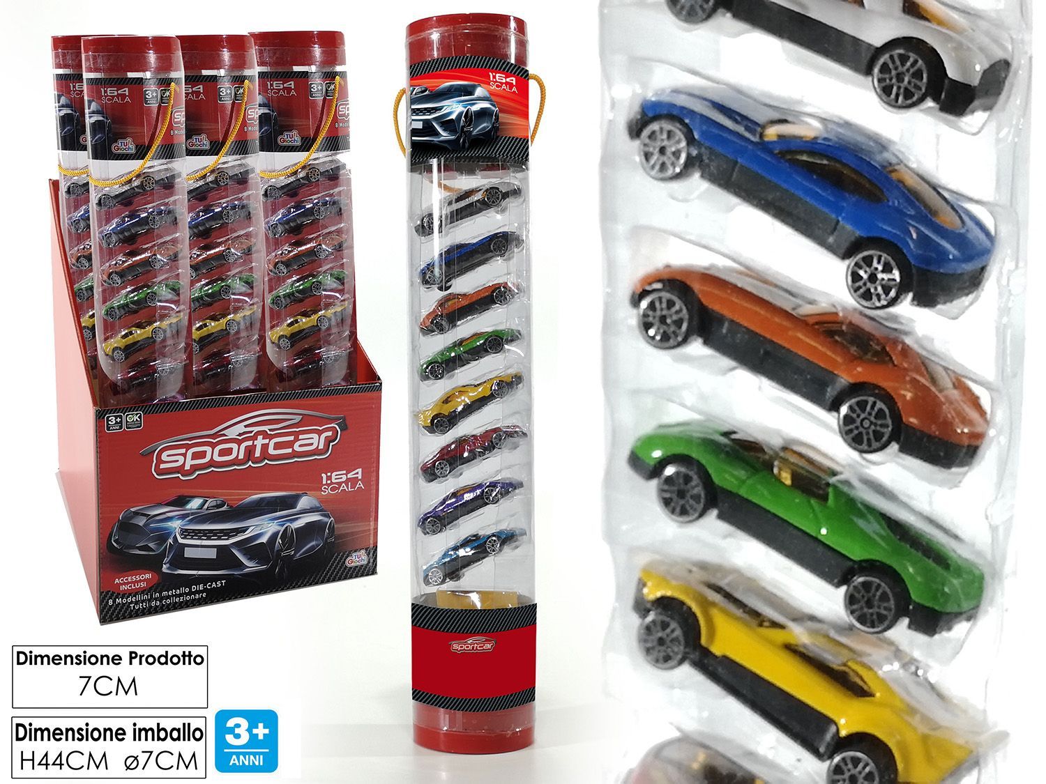 SET 8 AUTO SPORT CAR DIE CAST