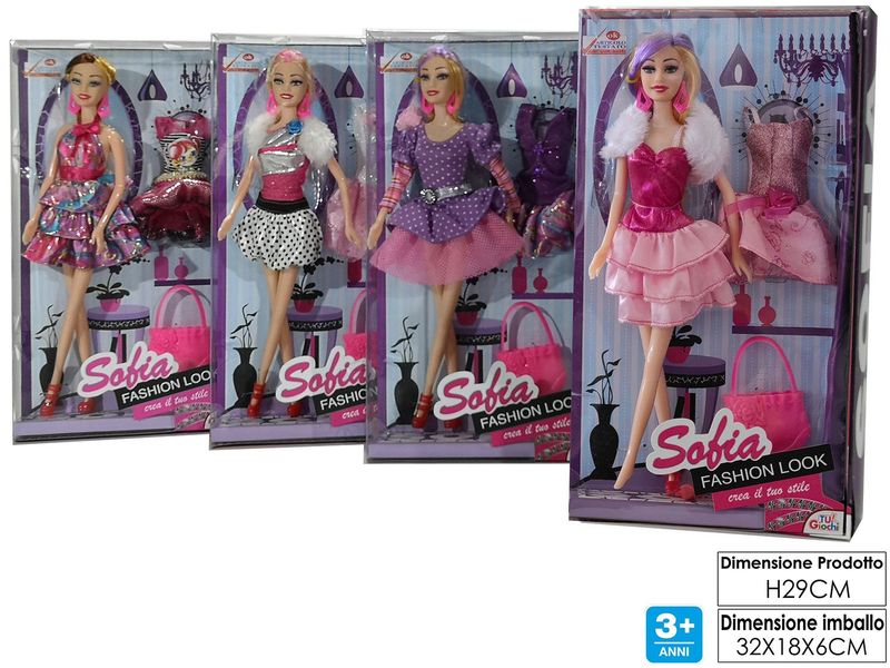 BAMBOLA SOFIA SUPER STAR C/ACC 4ASS