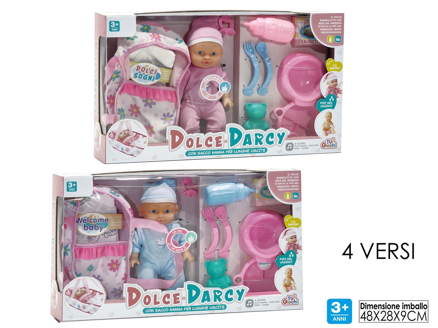 BAMBOLOTTO DOLCE DARCY TRY-ME 2ASS