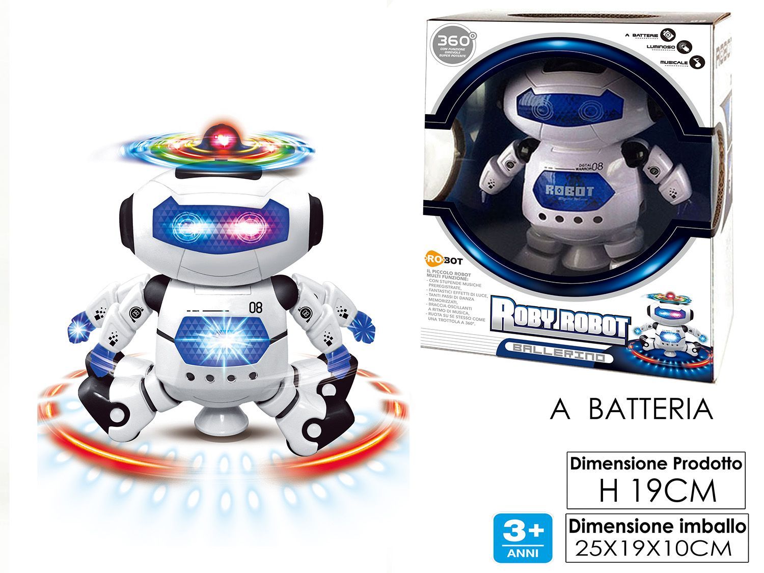 ROBY ROBOT B/O LU/MUS
