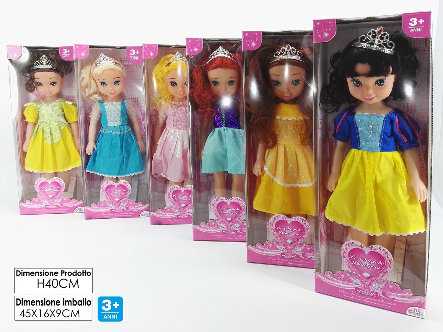 BAMBOLA "MAGICHE PRINCIPESSE" TRY-ME MU 6A