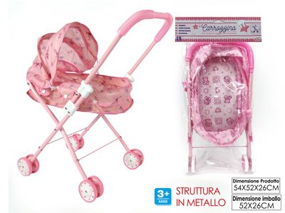 CARROZZINA RICHIUDIBILE ROSA 2ASS