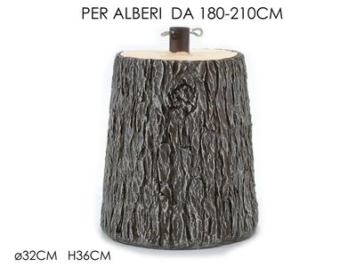 BASE TRONCO ALBERO MARRONE 32X36 CM