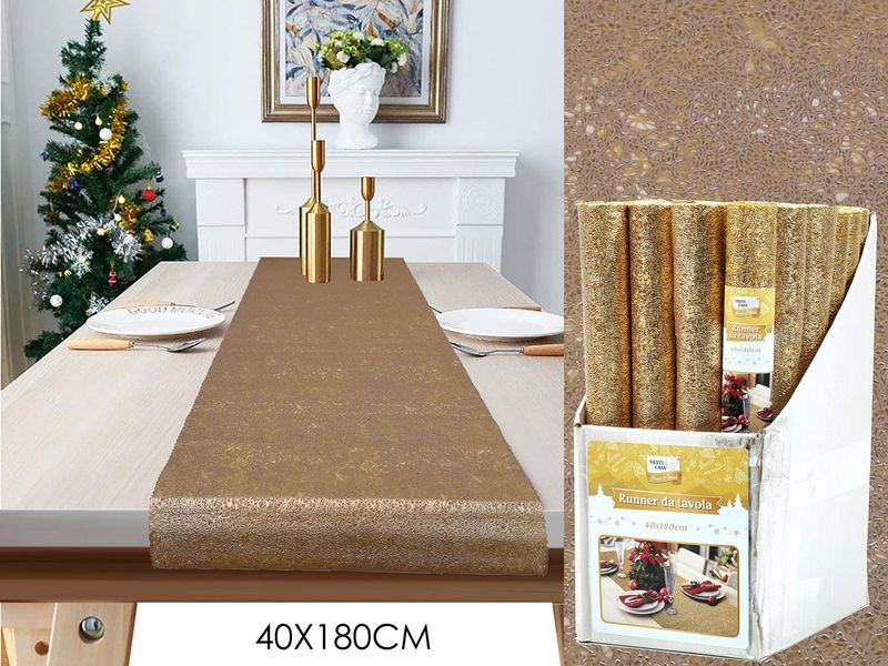 RUNNER NAT. 40X180CM ORO DISPL