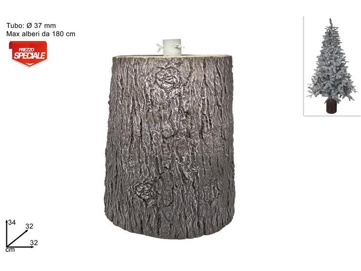 TRONCO PER ALBERO IN VETRORESINA DIA 32CM H34CM MA