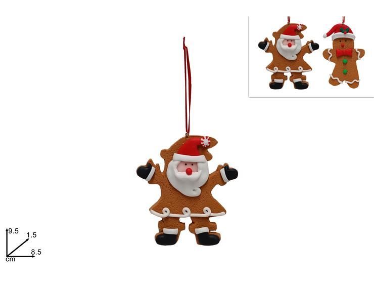 APPENDINO SOGGETTI NATALIZI DECORO BISCOTTO 2 ASS