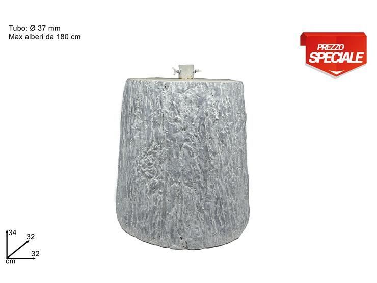 TRONCO PER ALBERO IN VETRORESINA DIAM 32CM H 34 BI