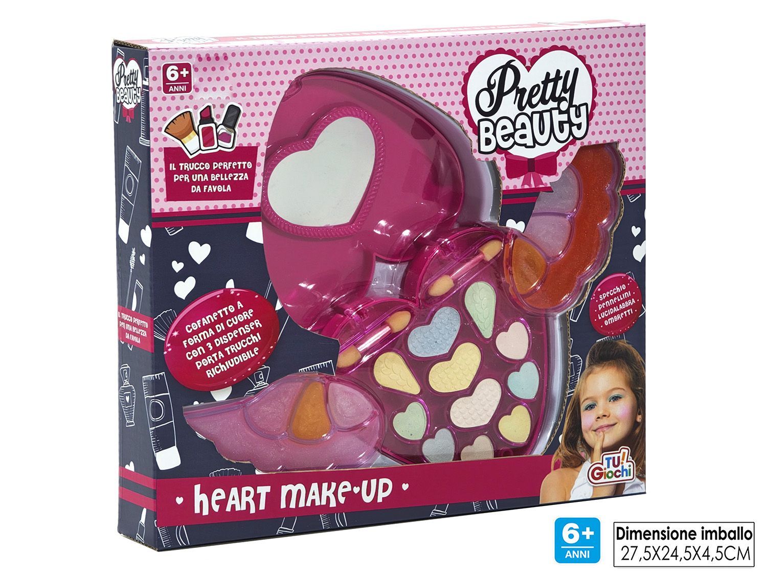 PRETTY BEAUTY - HEART MAKE UP BIMBI