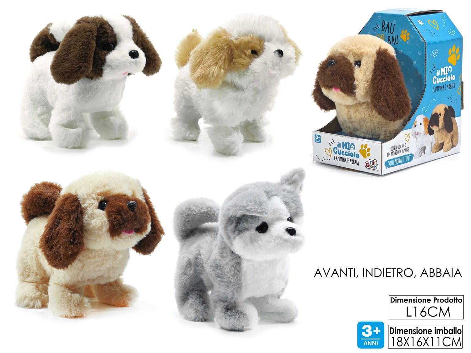 CAGNOLINO B/O 3 FUNZIONI 4ASS
