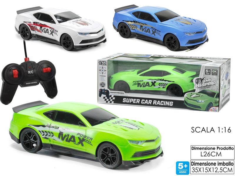 AUTO "SUPER CAR RACING" R/C 4 FUNZ. 3ASS