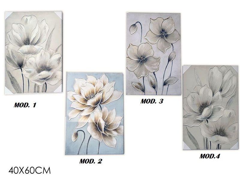 QUADRO 40X60CM FIORE 3ASS