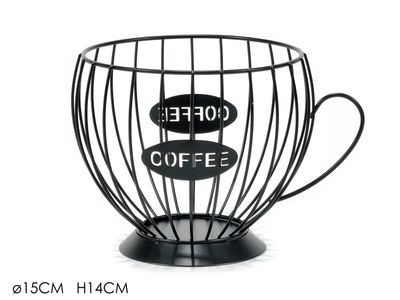 PORTACAPSULE C/MANICO CM. 15XH14CM NERO