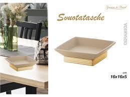 SVUOTA TASCHE QUADRATO ORO