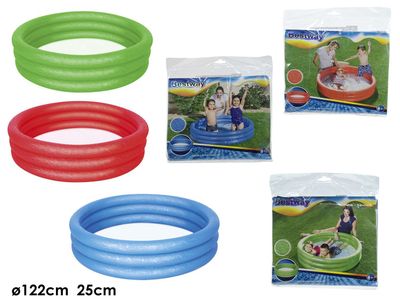 PISCINA 3 ANELLI CM 122X25 3ASS