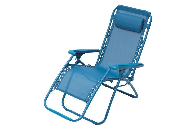 POLTRONA RECLINABILE ZERO GRAVITY - BLU