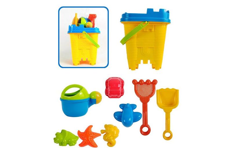SET GIOCHI SPIAGGIA - 9 PEZZI