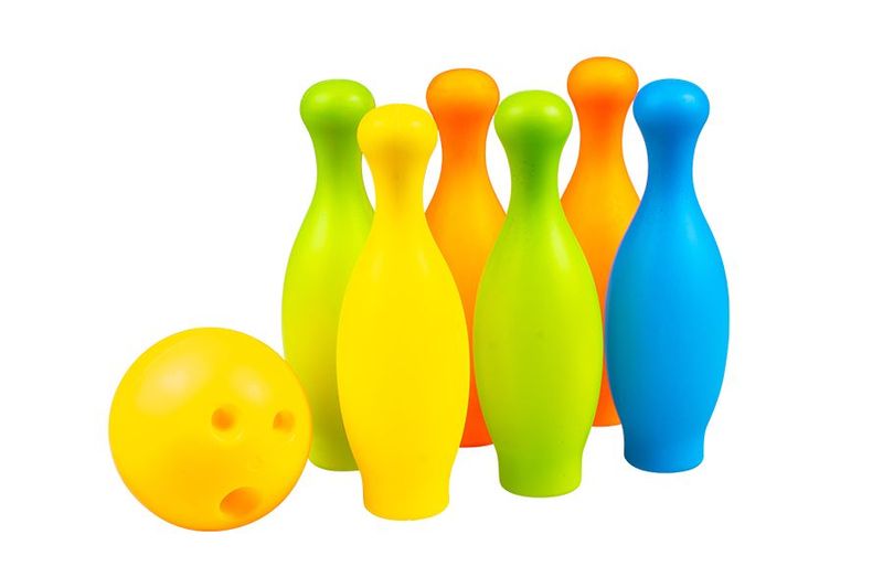 SET BOWLING CON 6 BIRILLI DA 24CM + PALLA