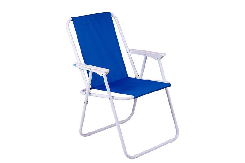 SEDIA DA SPIAGGIA PIEGHEVOLE 52X47X74CM -AZZURRO